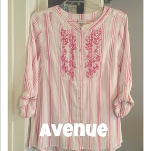 Avenue Tunic Beautiful Pink Embroidery 14/16